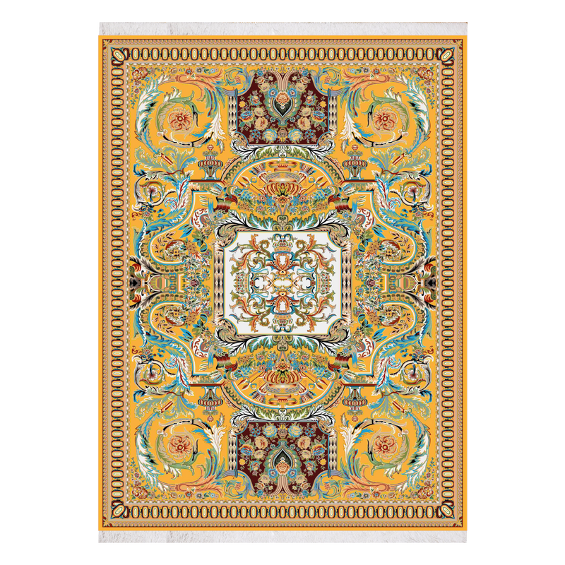 Adriatica classic machine-made carpet in Golden, 600 × 400 cm