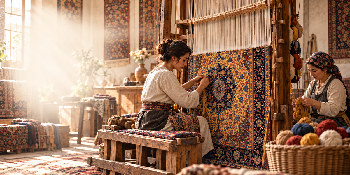 AI-styled handmade collection editorial scene; refer to original product photographs for exact details.