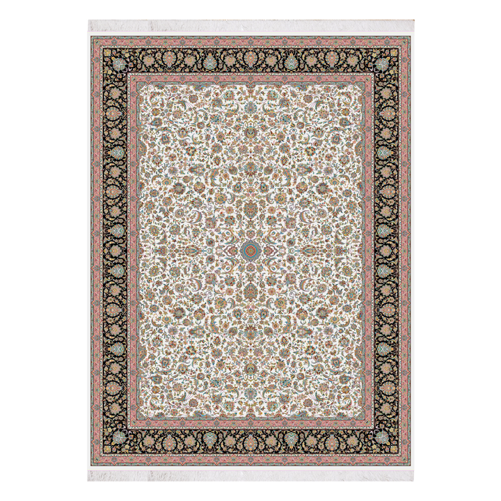 Florina classic machine-made carpet in Cream, 300 × 200 cm