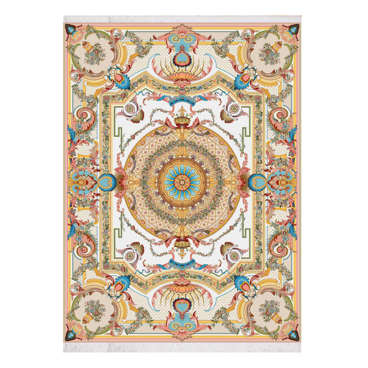Diamanta classic machine-made carpet in Cream, 600 × 400 cm