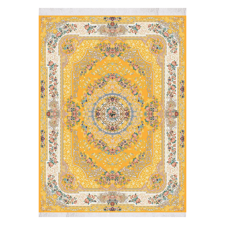 Shanara classic machine-made carpet in Golden, 300 × 200 cm