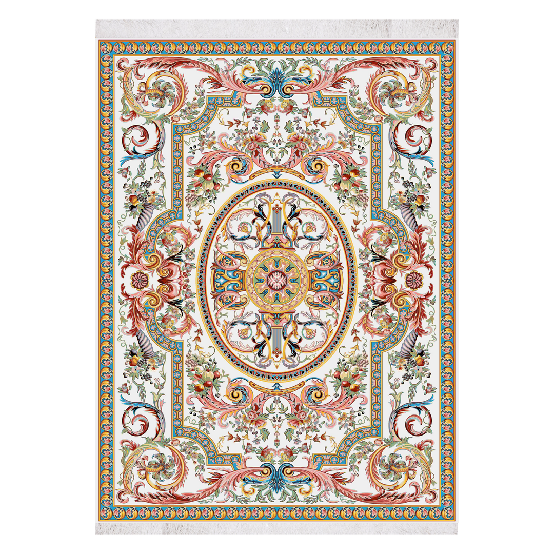 Rubina classic machine-made carpet in Cream, 300 × 200 cm