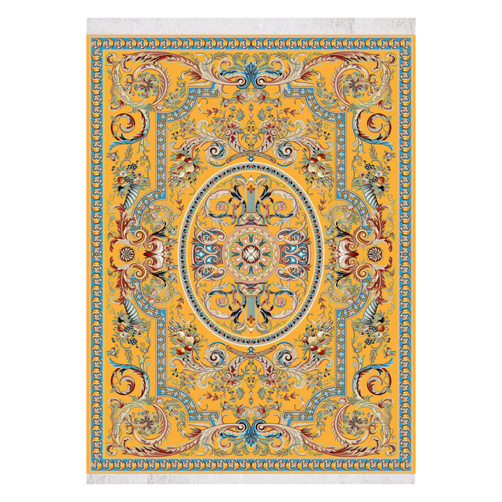 Rubina classic machine-made carpet in Golden, 300 × 200 cm