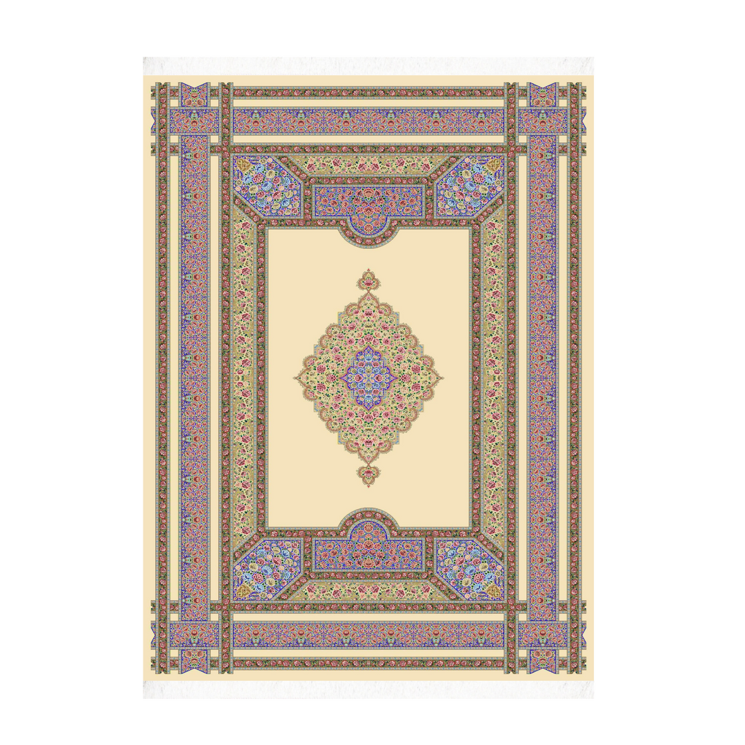 Silk Rug - Scarlet Rose