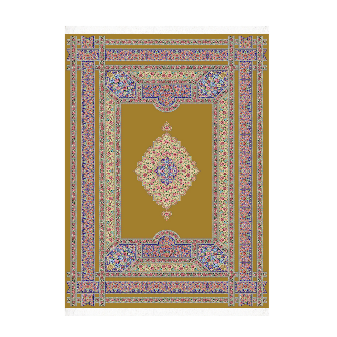 Silk Rug - Scarlet Rose