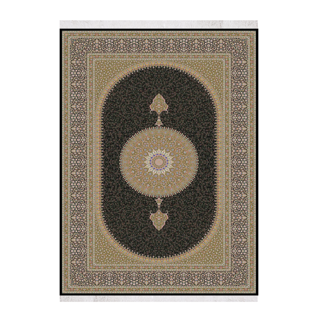 Silk Rug - Heritage Grid