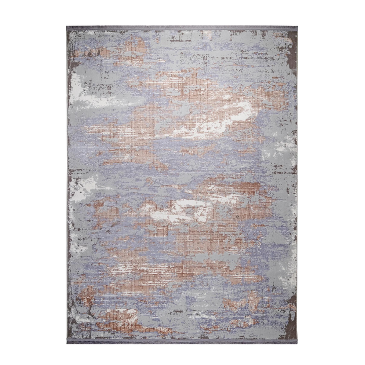 سجادة عصرية مصنّعة آليًا Block Form، بلون بيج، 300 × 200 cm