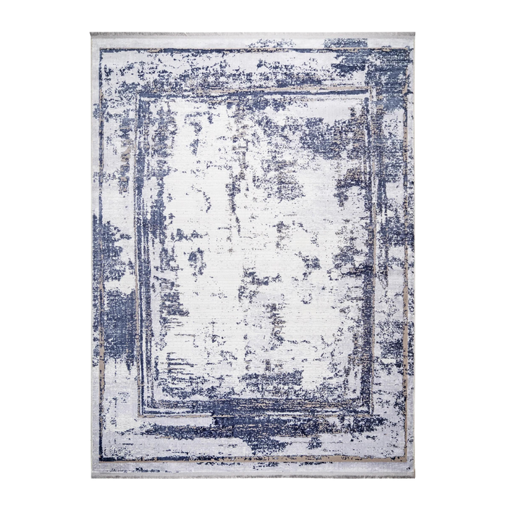Flat Surface modern machine-made carpet in Gray, 300 × 200 cm