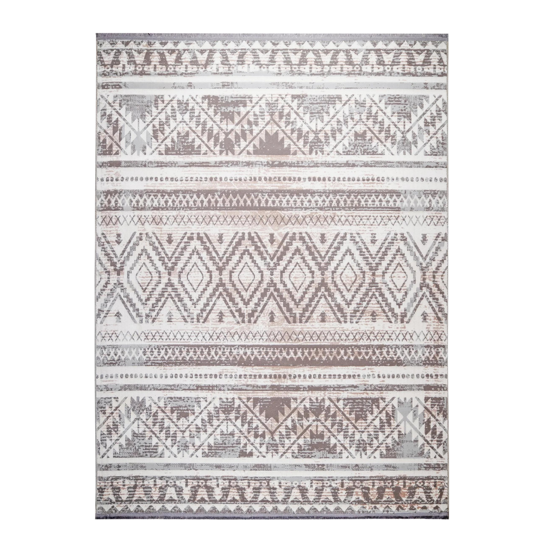 Line Motion modern machine-made carpet in Beige, 300 × 200 cm