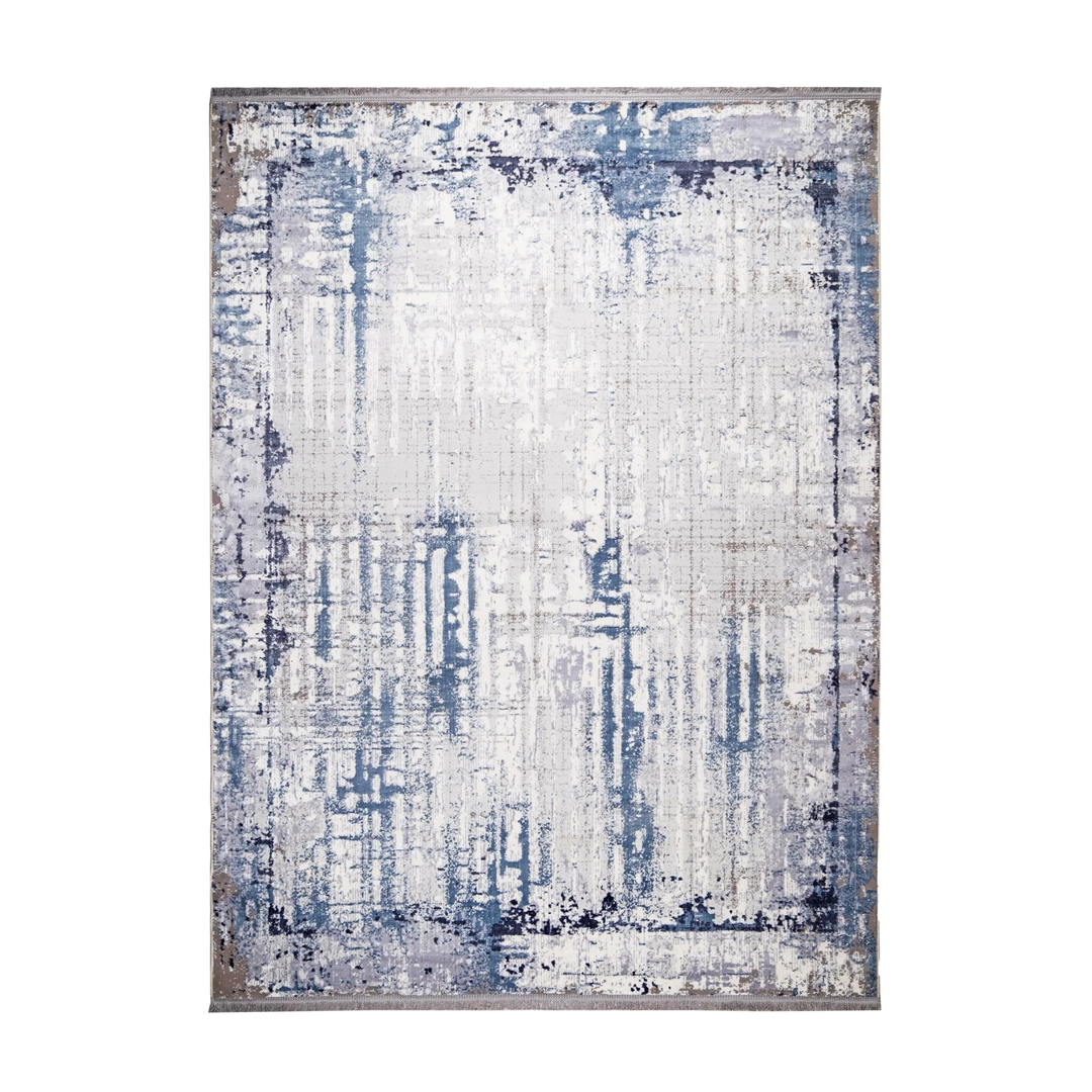 Plane Shift modern machine-made carpet in Blue, 400 × 300 cm