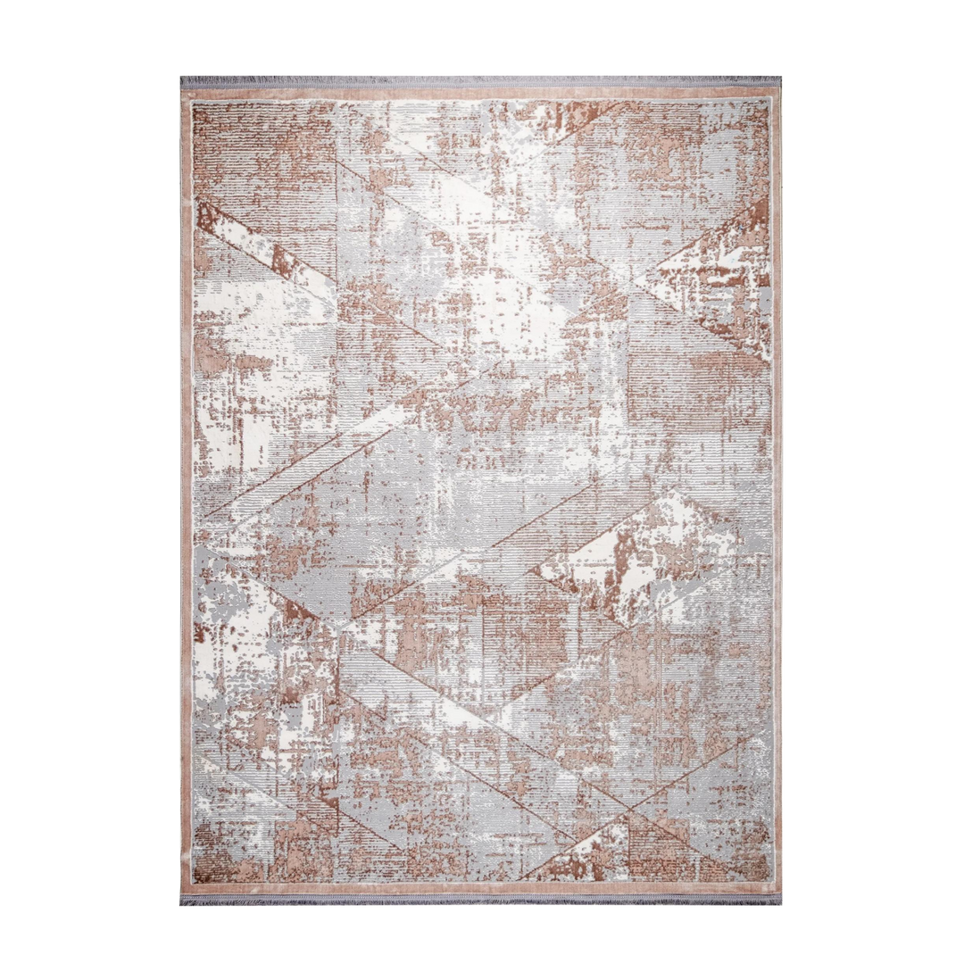 Panel Shift modern machine-made carpet in Beige, 300 × 200 cm
