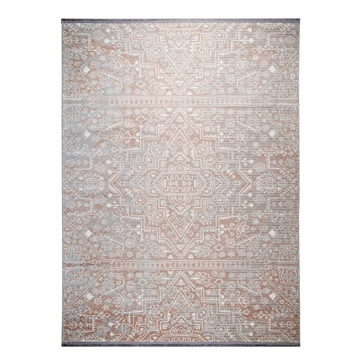 سجادة عصرية مصنّعة آليًا Path Form، بلون بيج، 300 × 200 cm