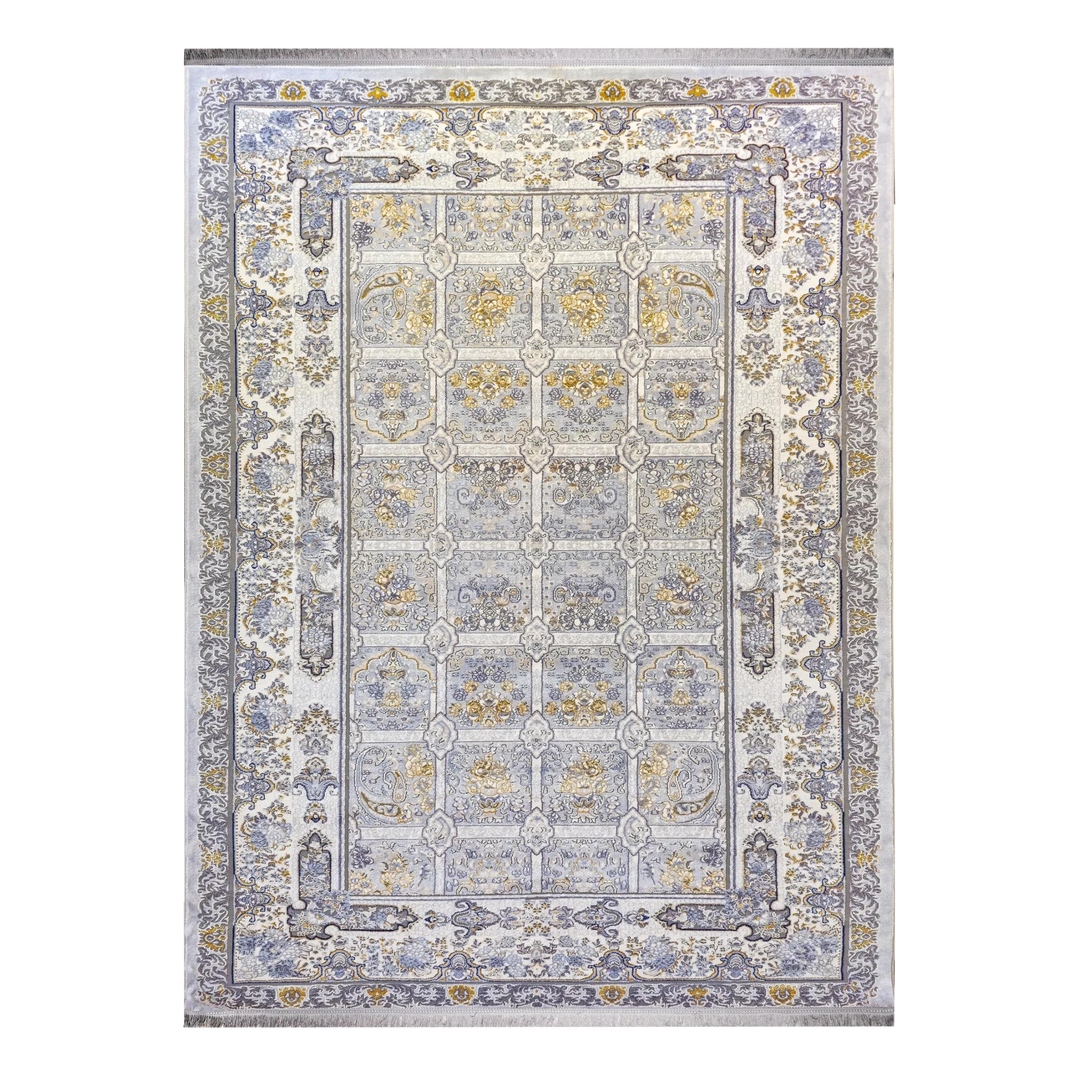 Solid Core modern machine-made carpet in Silver, 300 × 200 cm