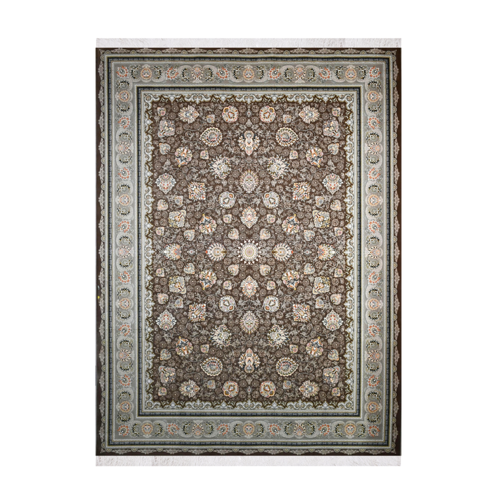 Velvet Court classic machine-made carpet in Brown, 225 × 150 cm