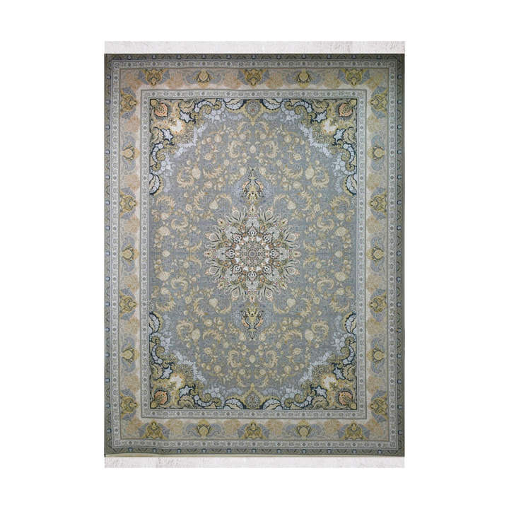 سجادة كلاسيكية مصنّعة آليًا Northern Star، بلون فضي، 150 × 225 cm