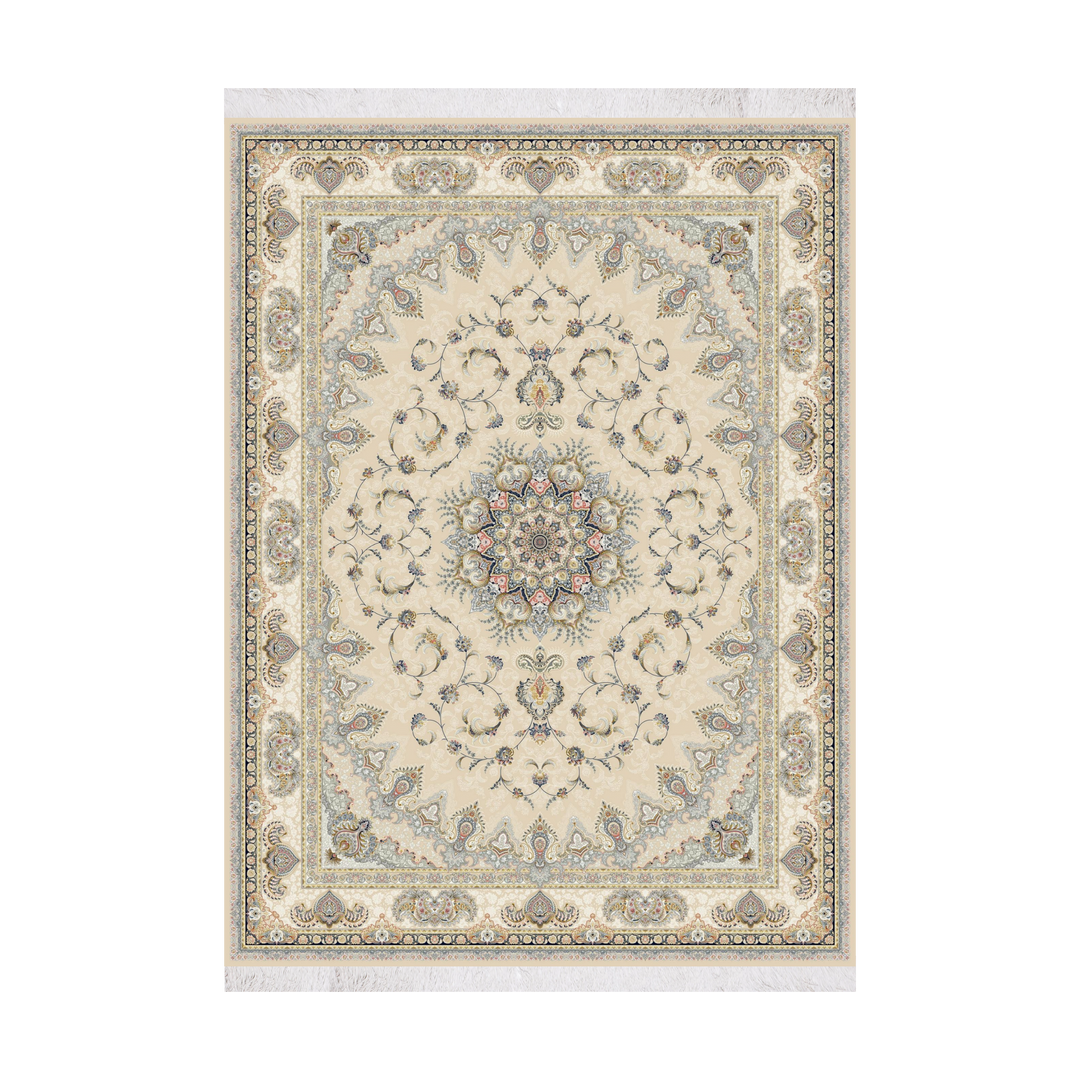 Eternal Line classic machine-made carpet in Beige, 225 × 150 cm