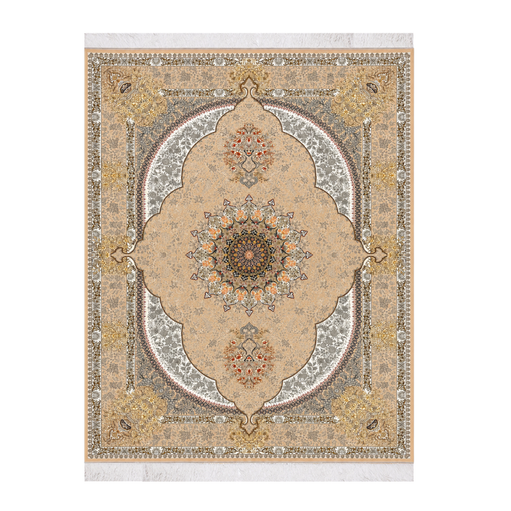 Artisan Mark classic machine-made carpet in Beige, 225 × 150 cm