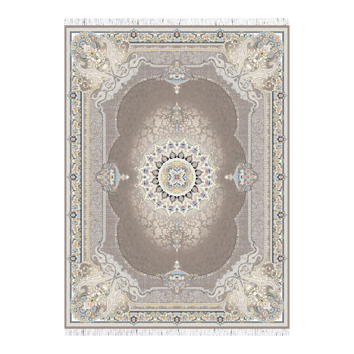 سجادة كلاسيكية مصنّعة آليًا Florentia، بلون قهوة، 400 × 300 cm