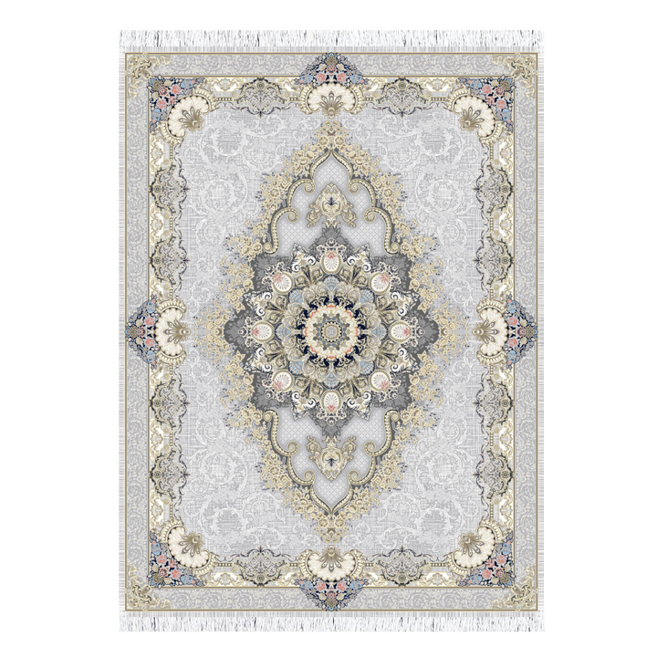 Verona classic machine-made carpet in Silver, 225 × 150 cm