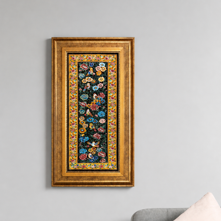 Hand Made Rug Bird Garden