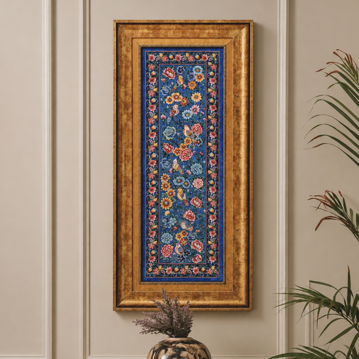 Hand Made Rug Bird Garden