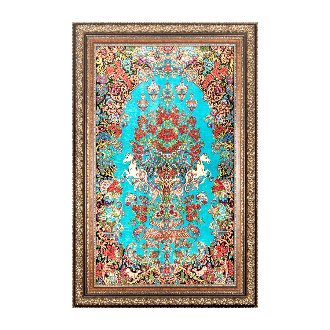 Equestrian Bloom Persian handmade rug