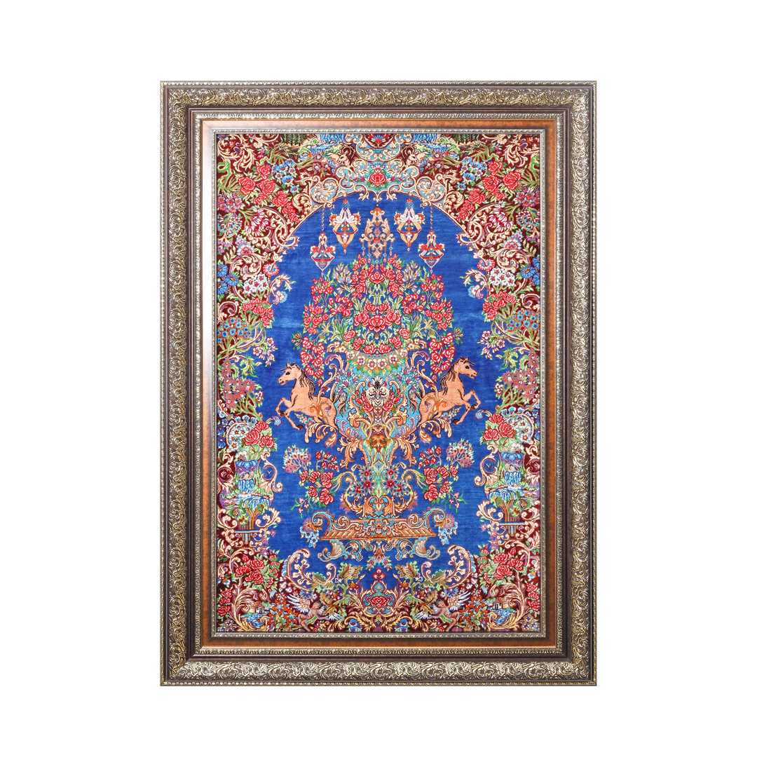 Equestrian Bloom Persian handmade rug