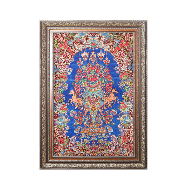 Equestrian Bloom Persian handmade rug