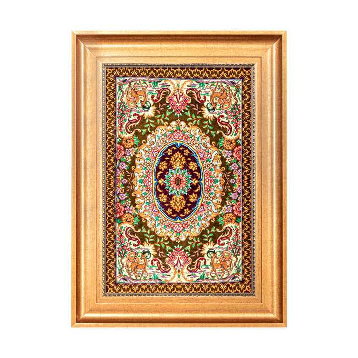 Hunting Medallion Persian handmade rug