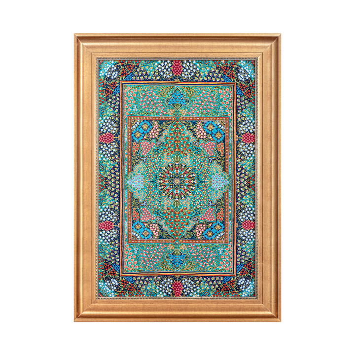 سجادة فارسية مصنوعة يدويًا Medallion