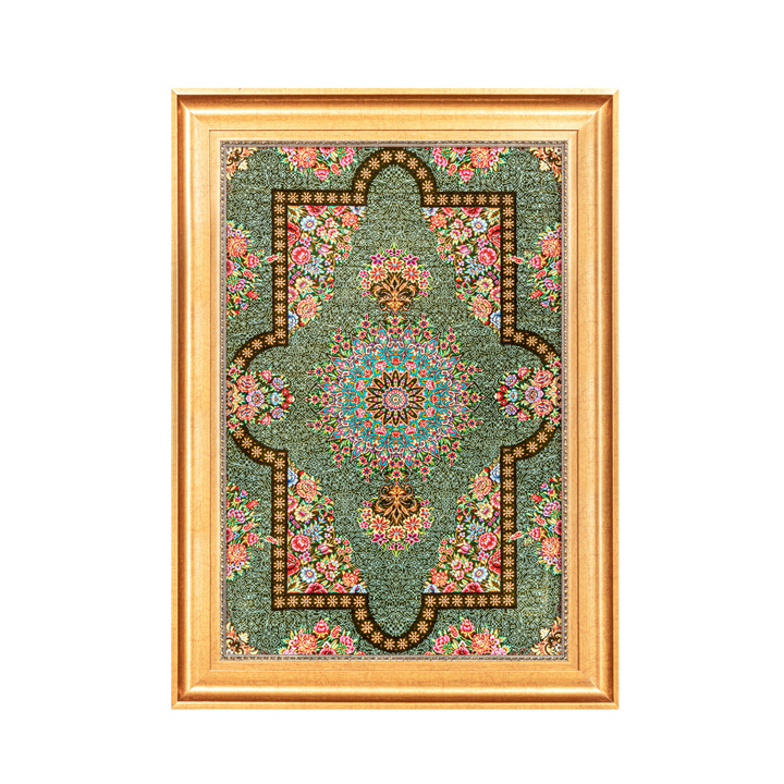 سجادة فارسية مصنوعة يدويًا Medallion
