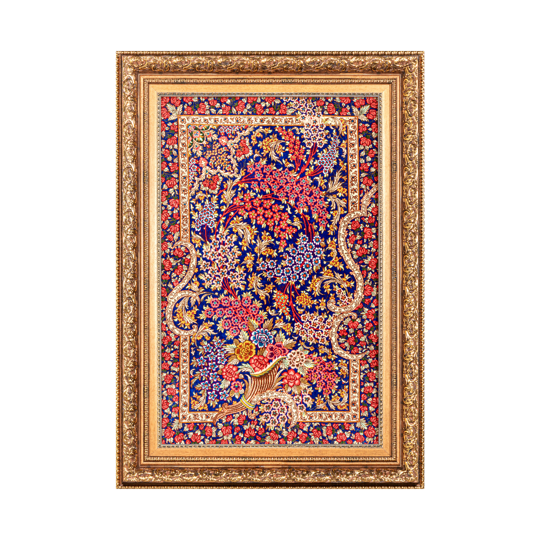 Floral Vase Panel Persian handmade rug