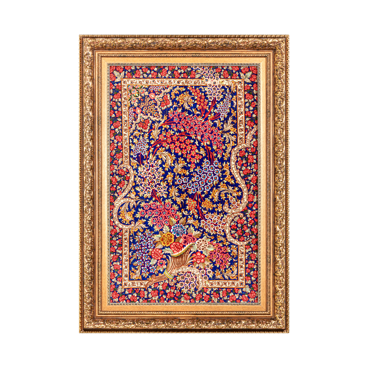 Floral Vase Panel Persian handmade rug