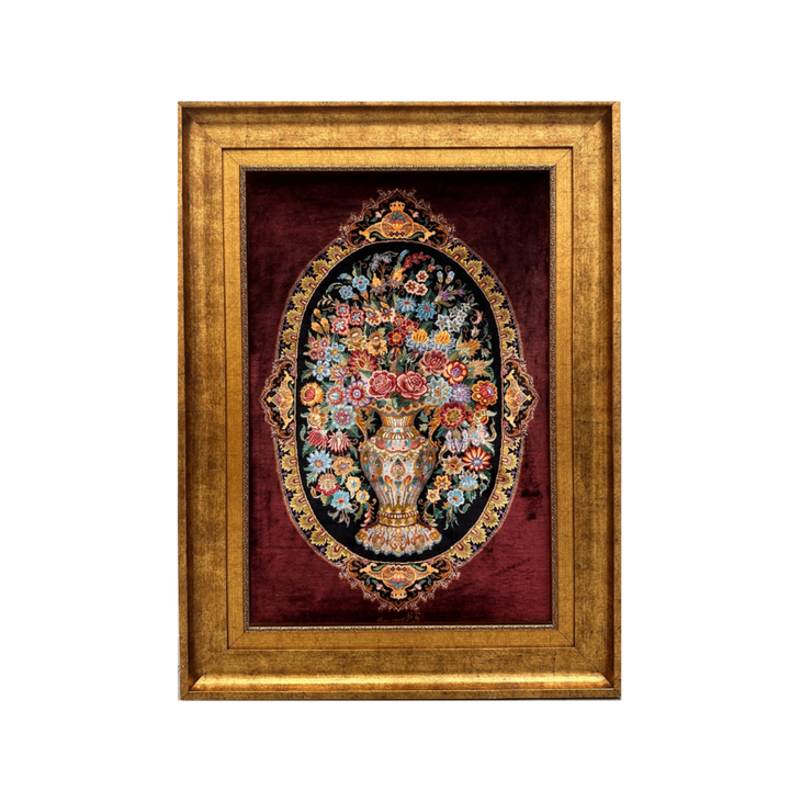 سجادة فارسية مصنوعة يدويًا Medallion