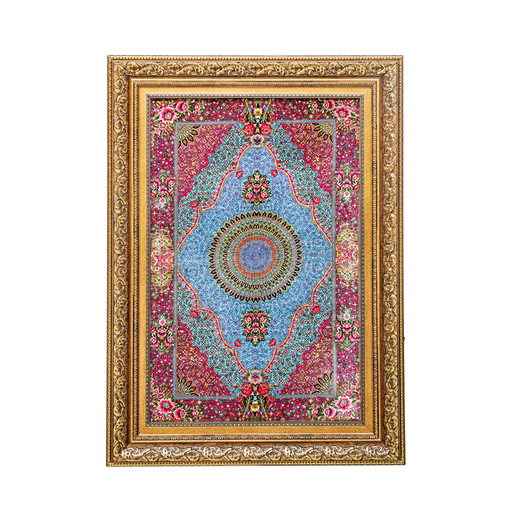 سجادة فارسية مصنوعة يدويًا Medallion