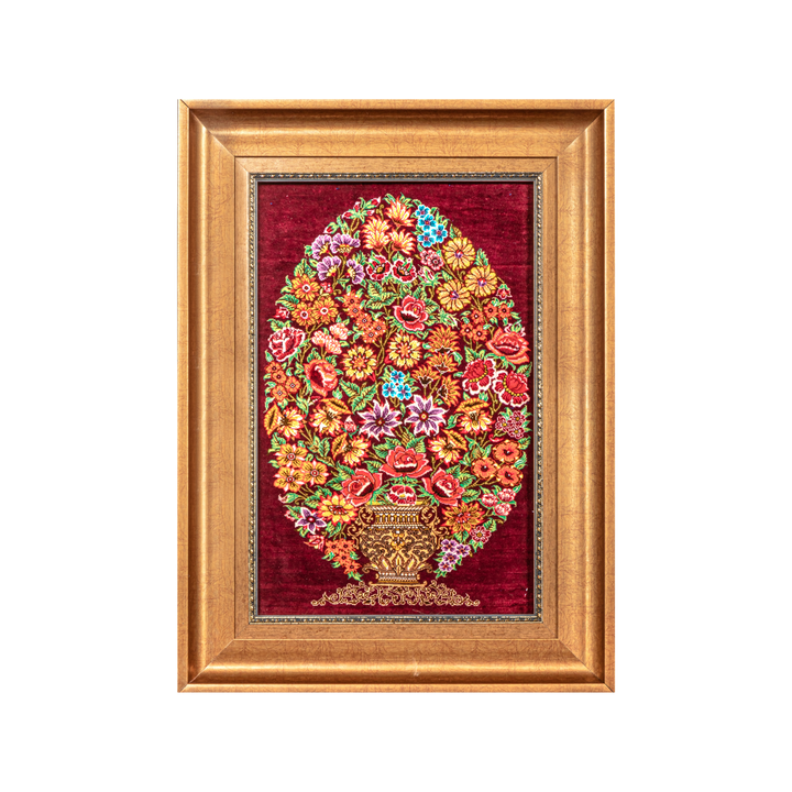 سجادة فارسية مصنوعة يدويًا Vase of flowers