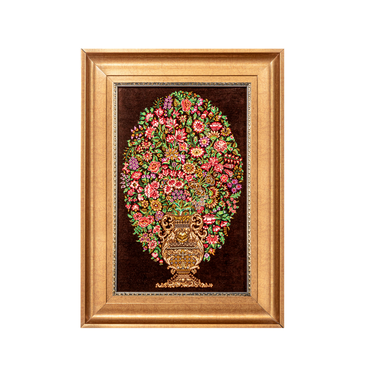 سجادة فارسية مصنوعة يدويًا Vase of flowers