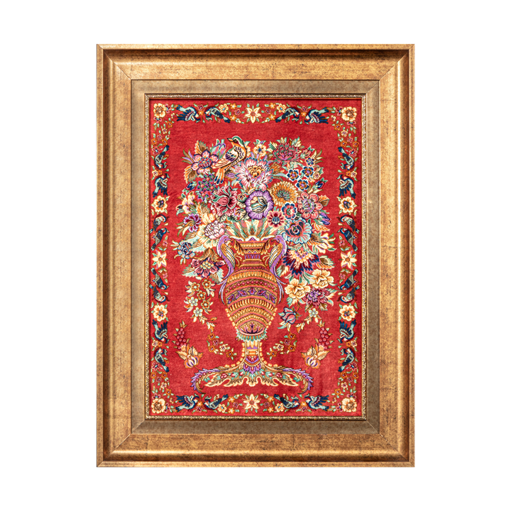 سجادة فارسية مصنوعة يدويًا Vase of flowers