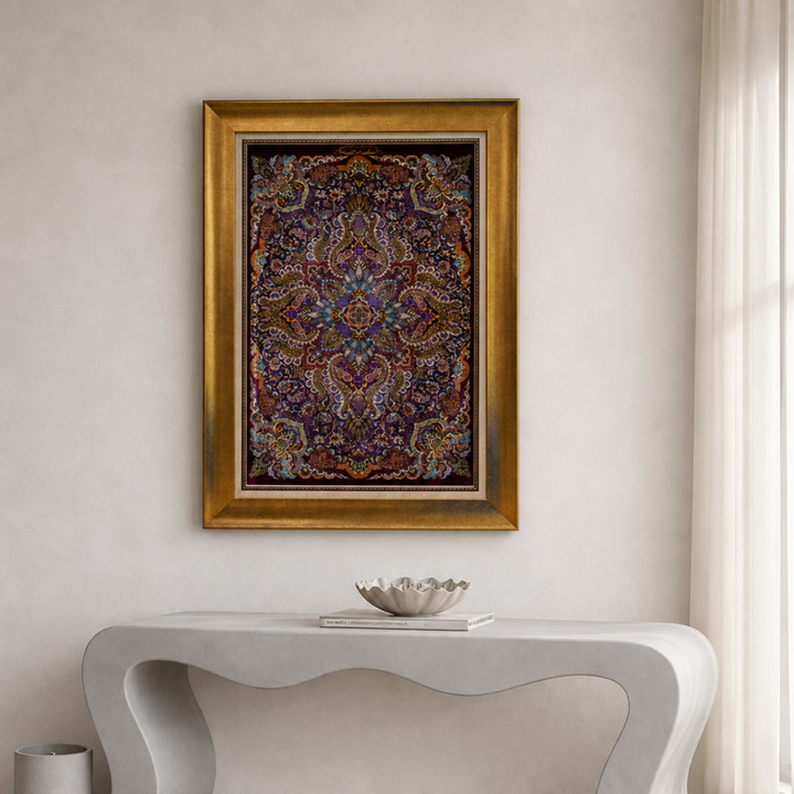 Hand Made Rug Central Medallion