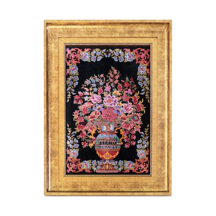 سجادة فارسية مصنوعة يدويًا Vase of flowers