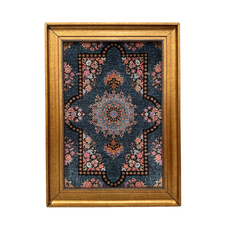 Hand Made Rug Floral vase