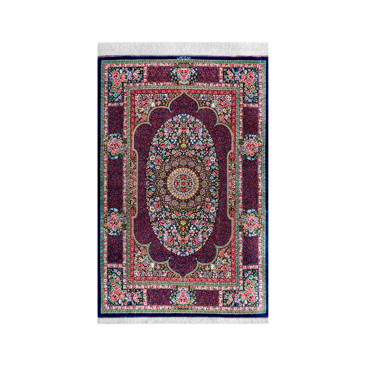 Floral Mihrab Persian handmade rug