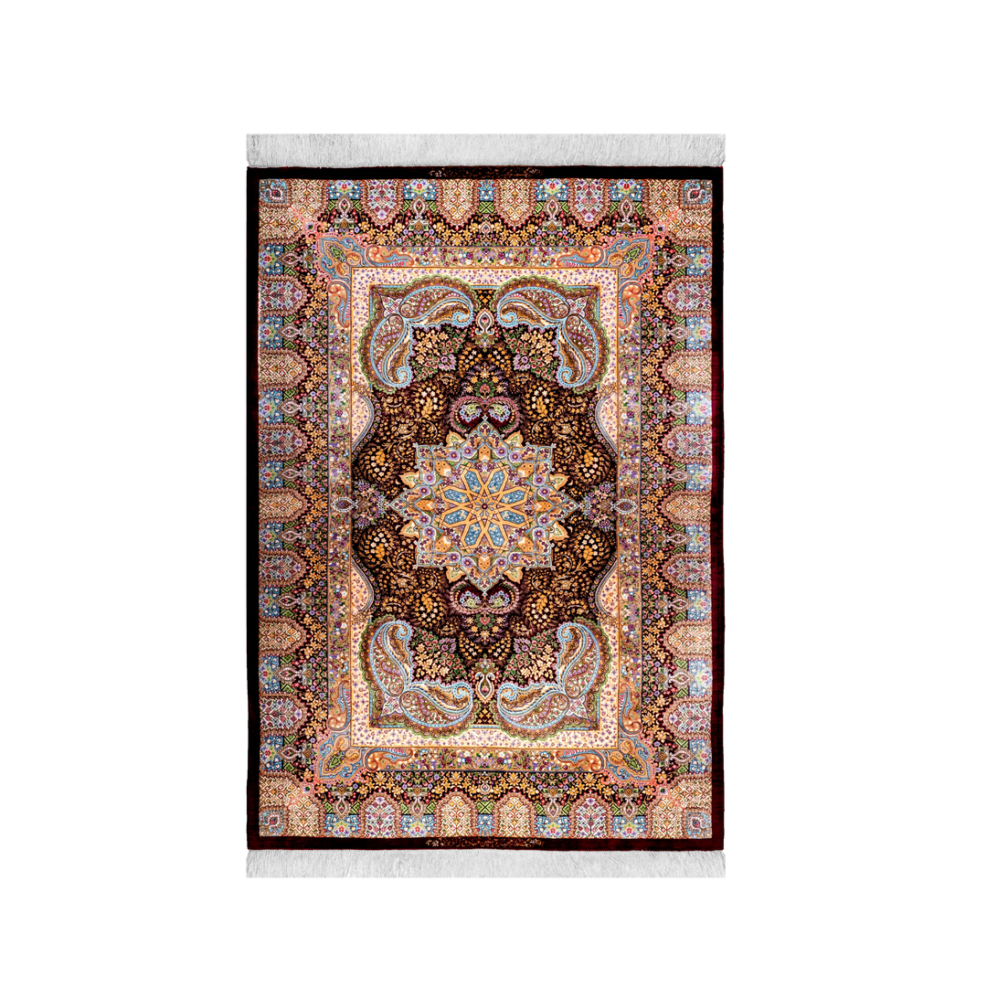 Hand Made Rug Central Medallion