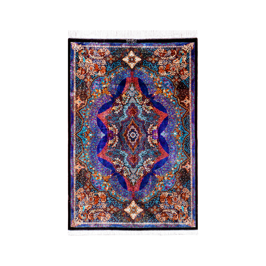 Elongated Medallion Persian handmade rug