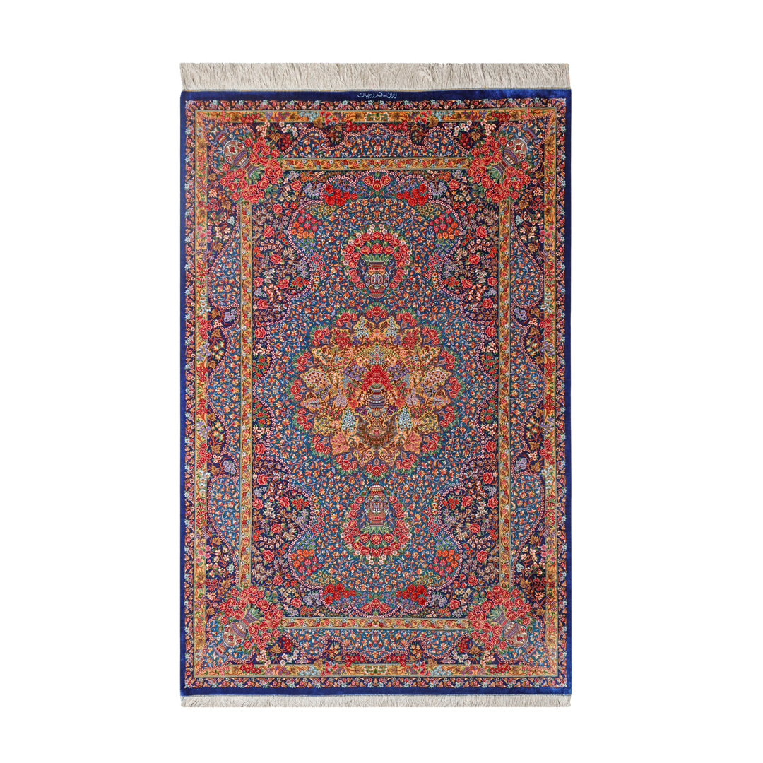 Bouquet Medallion Persian handmade rug