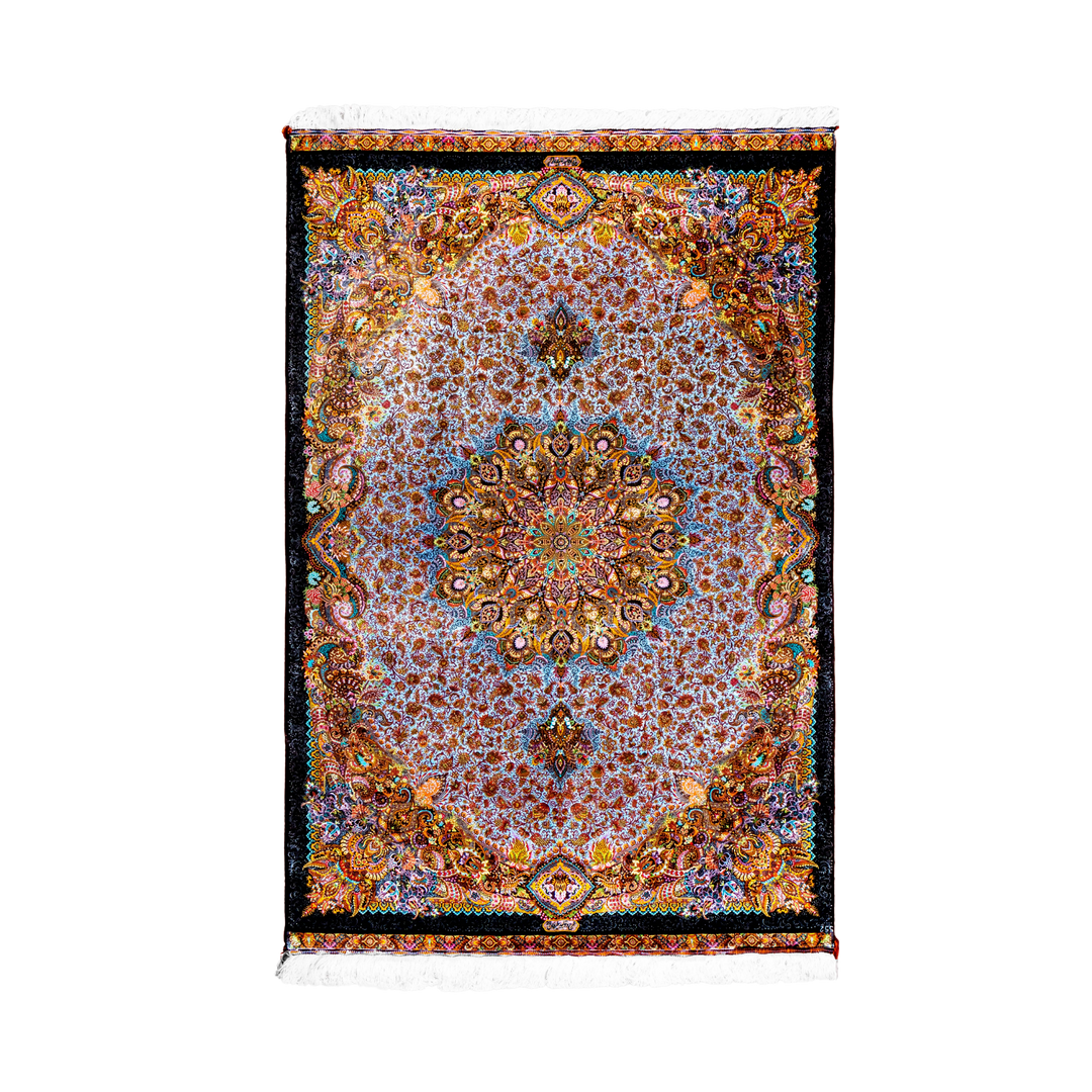 Hand Made Rug Central Medallion