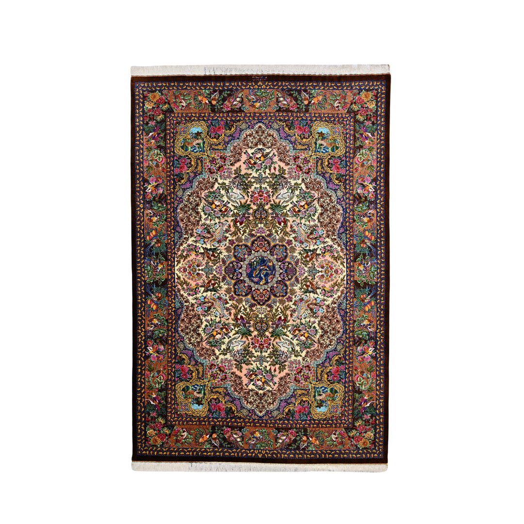 Hand Made Rug Bird Graden