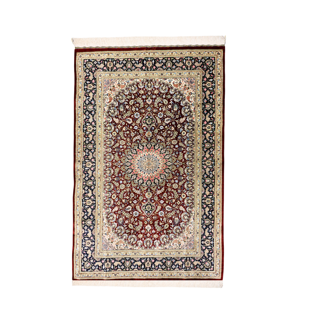 Hand Made Rug Central Medallion