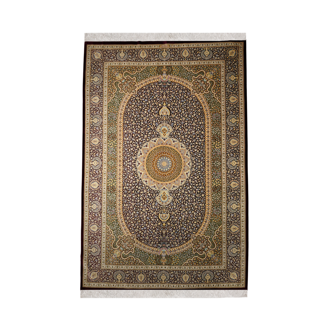 Hand Made Rug Central Medallion
