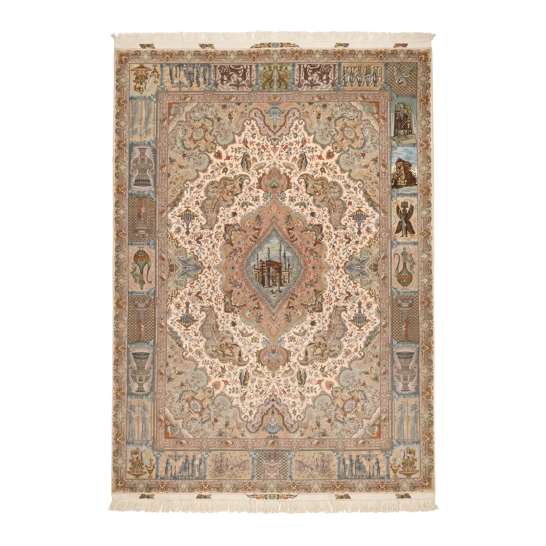 Hand Made Rug Takhte Jamshid